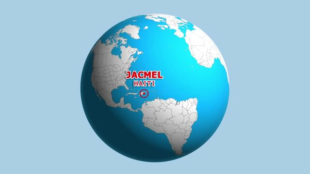 HAITI JACMEL ZOOM IN FROM SPACE