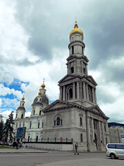 Assumption or Dormition Cathedral in Kharkiv, Ukraine. The main Orthodox church of Kharkov