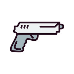 Fototapeta premium Gun Icon