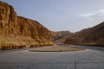 Valley of the Kings in Egypt - desert 