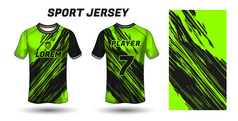 sport jersey design fabric textile template © Cristopo