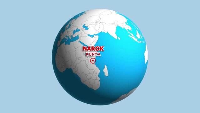 KENYA NAROK ZOOM IN FROM SPACE
