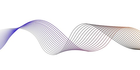 wave background with color lines