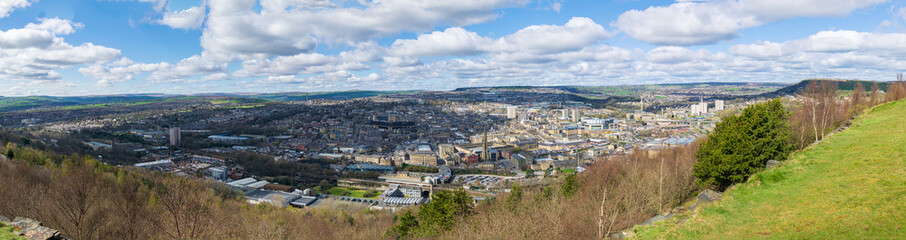 Fototapeta na wymiar View of Halifax, West Yorkshire