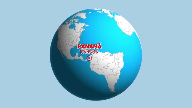 PANAMA PANAMA ZOOM IN FROM SPACE