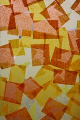 yellow and orange tile background