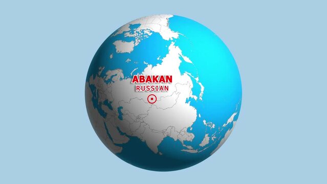 RUSSIAN ABAKAN ZOOM IN FROM SPACE