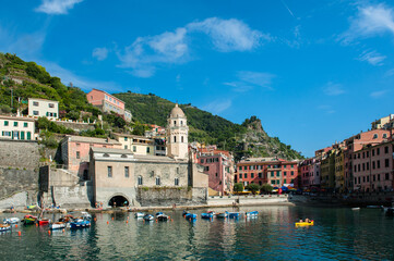 View of the Cinque Terre park, Italy