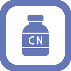 Fototapeta premium Cyanide Icon