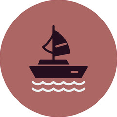 Sailing Boat Icon