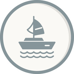 Sailing Boat Icon