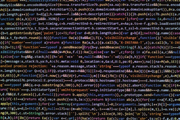 Code background. Web programming with Javascript