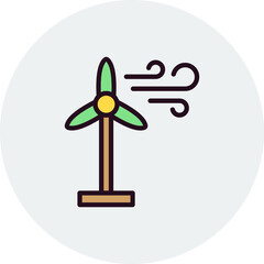 Wind  Energy Icon