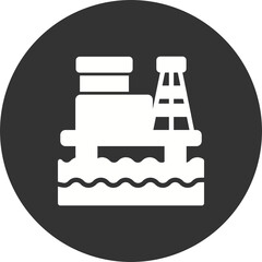 Obraz premium Oil Rig Icon