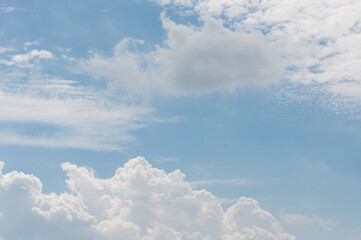 blue sky with clouds