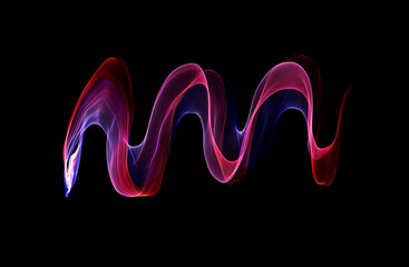 Abstract figure, transparent, bright and airy. The veil is translucent , wavy