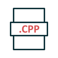 Obraz premium .CPP Icon