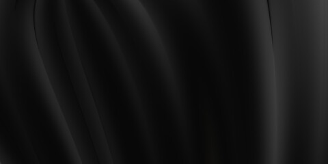 Business luxury volumetric dark background, 3D effect with black color