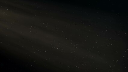 3D render of bokeh dust floating and illuminated by god-rays
