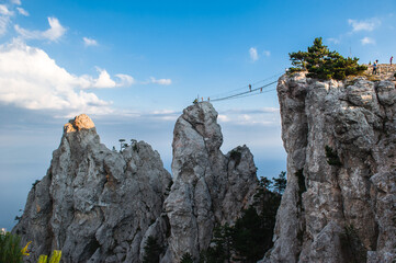 Rocks teeth above Yalta - celebrity Russia