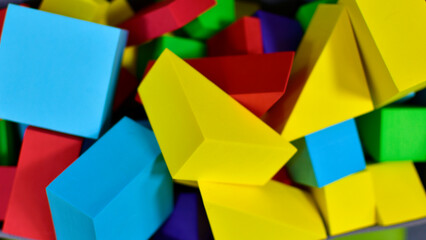 Geometric shapes for children's games
