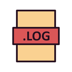 Fototapeta premium .LOG Icon