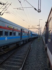 Fototapeta premium train in the station