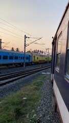 Obraz premium train on the railway