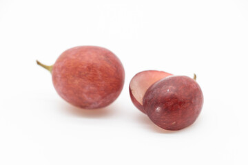 selected Grapes isolated