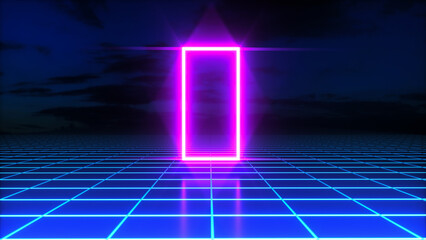 a futuristic technology background (3d rendering) © rtype