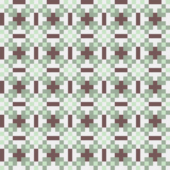 Fototapeta premium Abstract Cross Pattern generative computational art illustration