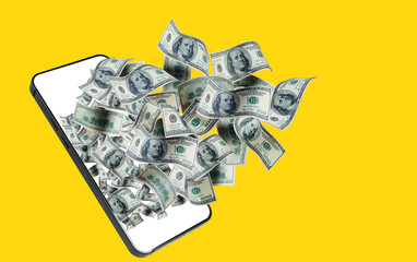 money transfer concept