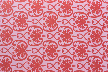 scrapbook paper background with floral shapes