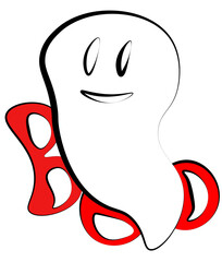 illustration of a ghost