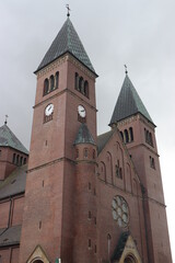 Fototapeta premium Blick auf die St Nikolauskirche in Rhede.