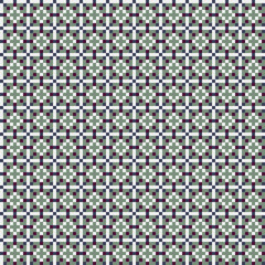 Abstract Cross Pattern generative computational art illustration