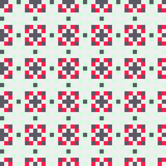 Fototapeta premium Abstract Cross Pattern generative computational art illustration