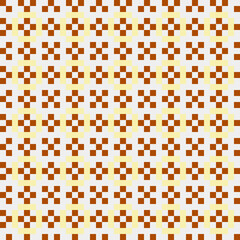 Fototapeta premium Abstract Cross Pattern generative computational art illustration