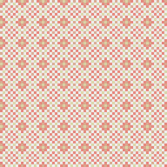 Abstract Cross Pattern generative computational art illustration