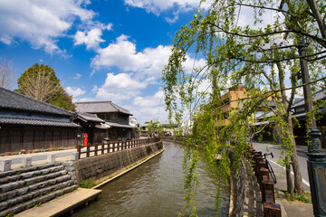 佐原市小野川と情緒ある街並み