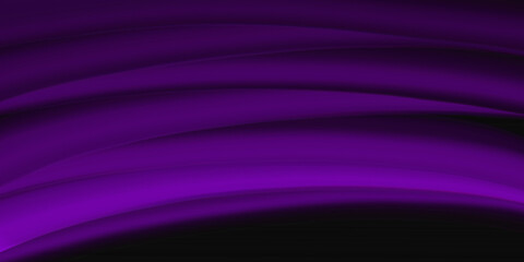 背景に使える油彩風の手描き素材_滑らかなラインの紫と黒