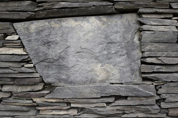 Part of an old stone wall . Stone texture background