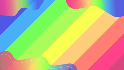 abstract cute colorful rainbow background, perfect for wallpaper, backdrop, postcard, background