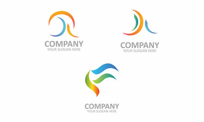 Creative Set Of AAF Letter logo design