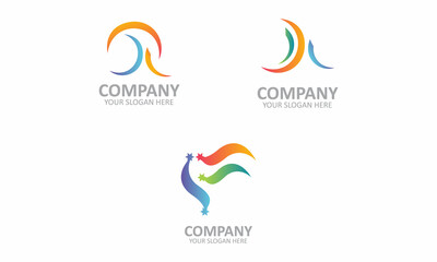 Creative Set Of AAF Letter logo design