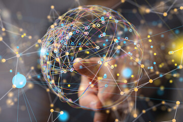 conference Digital Network and data concept 3d