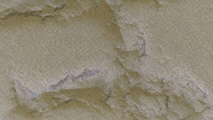 Naklejka premium realistic surface of an alien planet, view from the surface of an exo-planet 