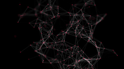 sfondo, collegamenti, network, molecole,