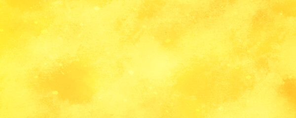 Abstract painted decorative yellow watercolor background texture,  Yellow Watercolor painting textured on wet paper background, yellow grunge texture background for weeding card,design and decoration.