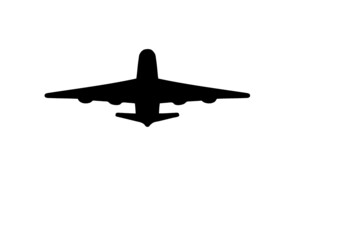 airplane isolated on white